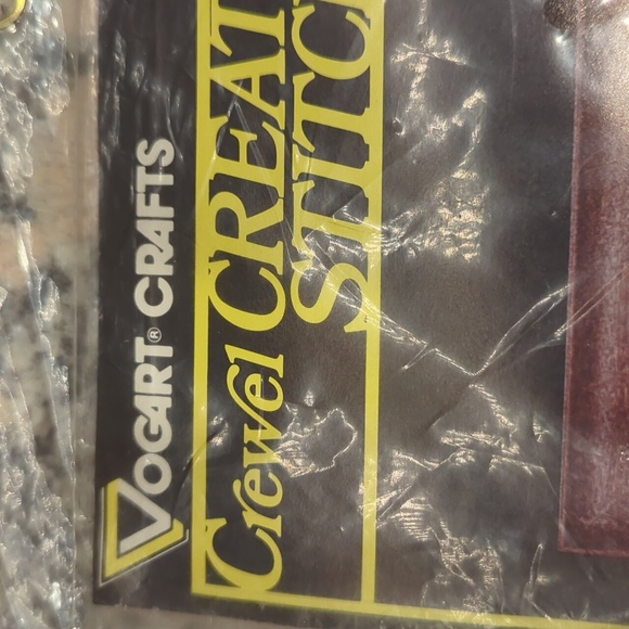 Vogart Crafts Crewel Creative Stitchery Needlepoint Kit - Farm Sunset #2414 VTG - Picture 4 of 8